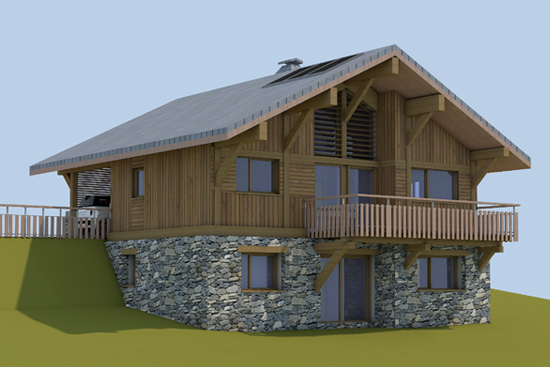 Chalet bioclimatique à Saint-Sorlin d’Arves
