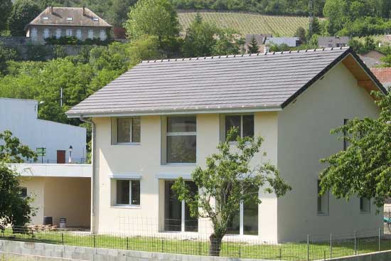 Maison ossature bois BBC Arbin