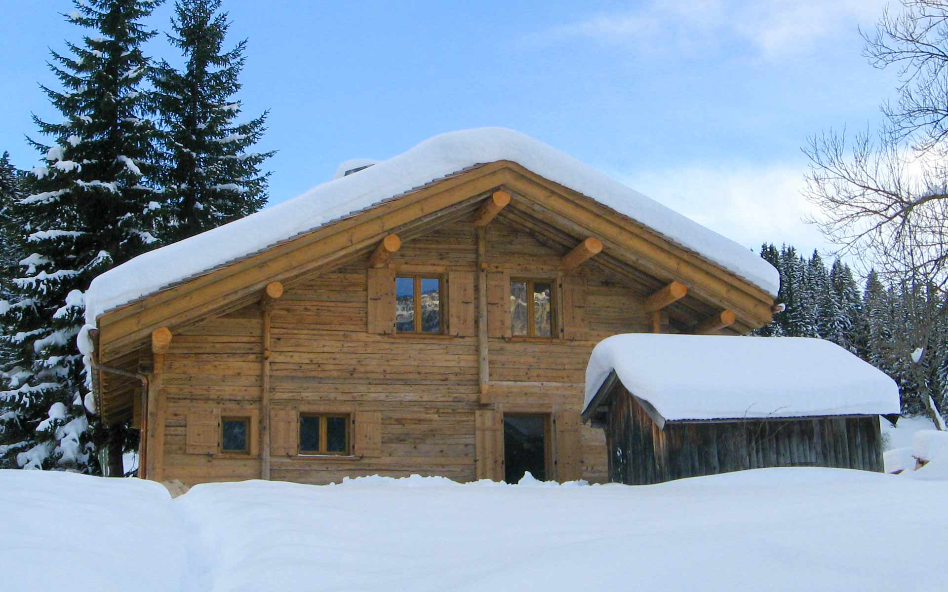 Reconstruction d'un chalet d'alpage Architecture Energie