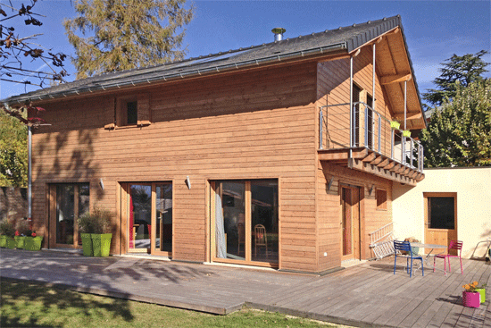 Maison B. en ossature bois, à St Martin d’Uriage