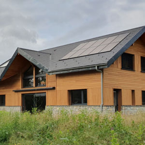 Maison bioclimatique à Novalaise
