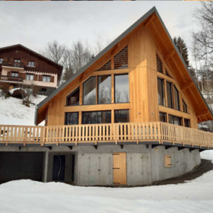 Maison passive à Jarrier, alt. 1200m