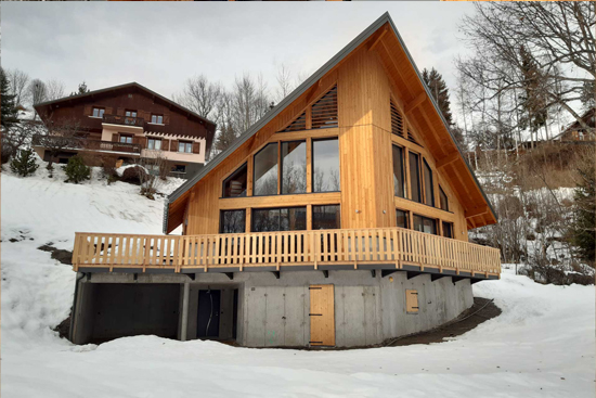 Maison passive à Jarrier, alt. 1200m